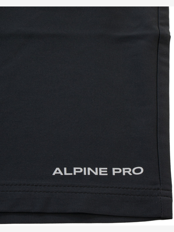 ALPINE PRO Мъжки бързосъхнещи къси панталони с охлаждащо сушене ALPINE PRO HAMPTON черни