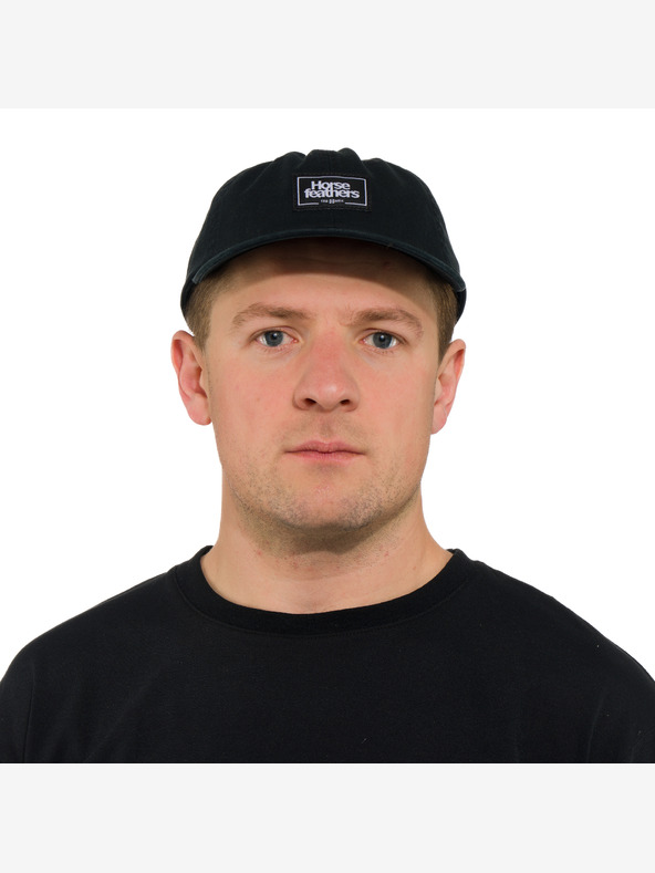 Horsefeathers Шапка Vinny - черна HORSEFEATHERS