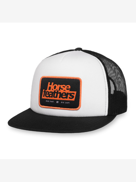 Horsefeathers Капачка Caster - бяла HORSEFEATHERS