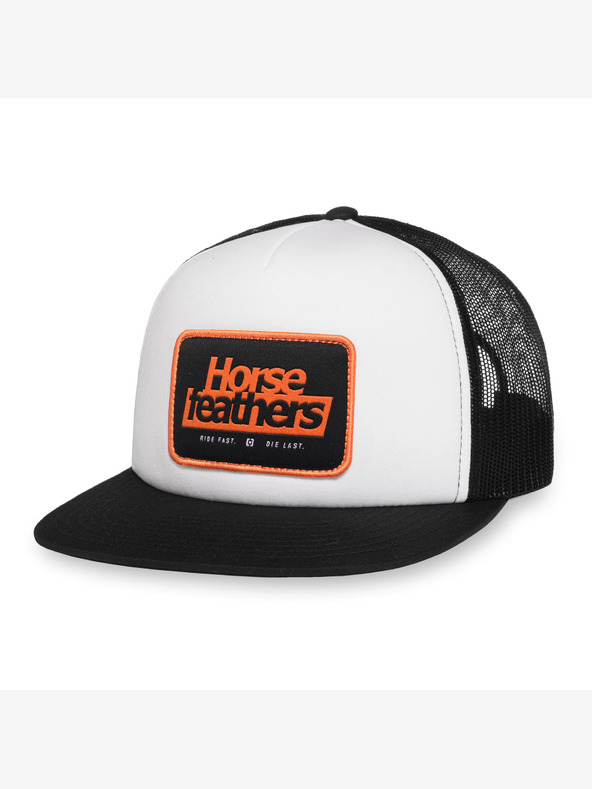 Horsefeathers Капачка Caster - бяла HORSEFEATHERS