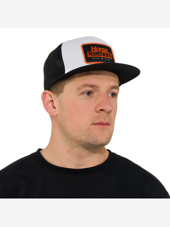 Horsefeathers Капачка Caster - бяла HORSEFEATHERS