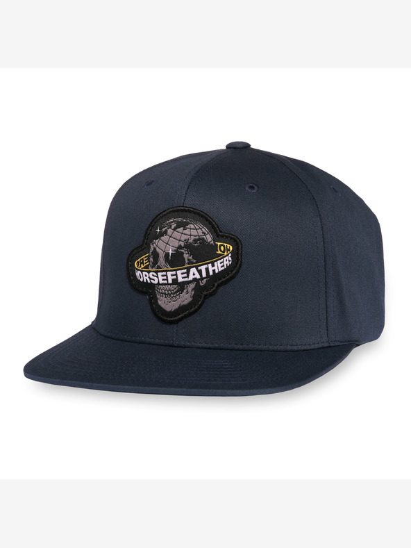 Horsefeathers Шапка с череп - тъмночервена HORSEFEATHERS