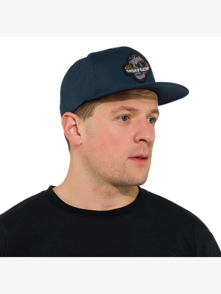 Horsefeathers Шапка с череп - тъмночервена HORSEFEATHERS