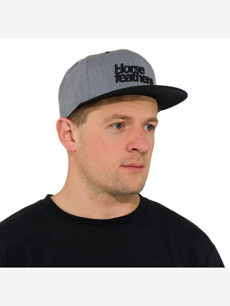 Horsefeathers Шапка Rise - сива HORSEFEATHERS