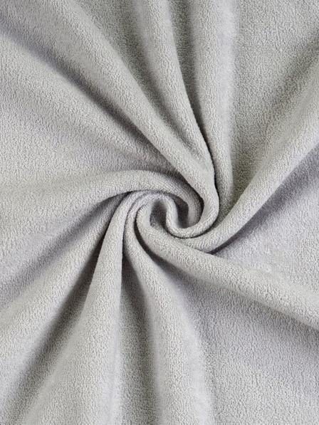 Kvalitex Двоен хавлиен чаршаф 180x200cm светло сив