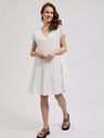 Moodo Дамска рокля бяла MOODO