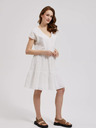 Moodo Дамска рокля бяла MOODO