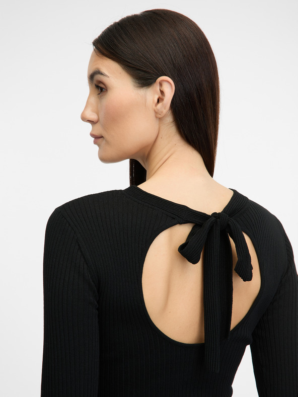 Orsay Черна дамска миди рокля ORSAY