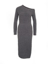 Orsay ORSAY Сива дамска миди рокля с ръкави