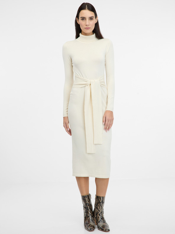 Orsay Кремава дамска рокля ORSAY