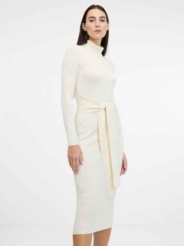 Orsay Кремава дамска рокля ORSAY