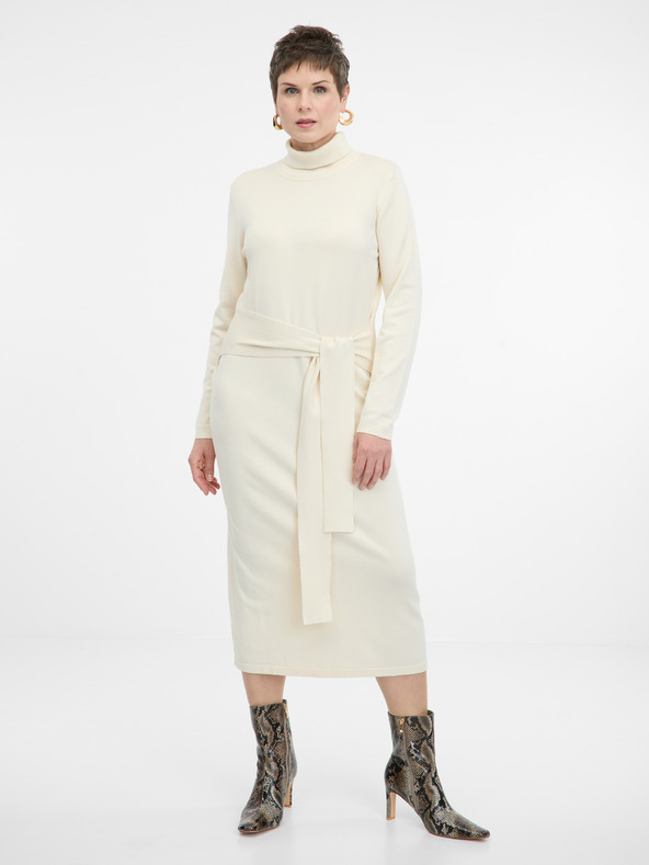 Orsay Кремава дамска рокля ORSAY