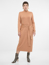 Orsay Светлокафява дамска миди рокля ORSAY