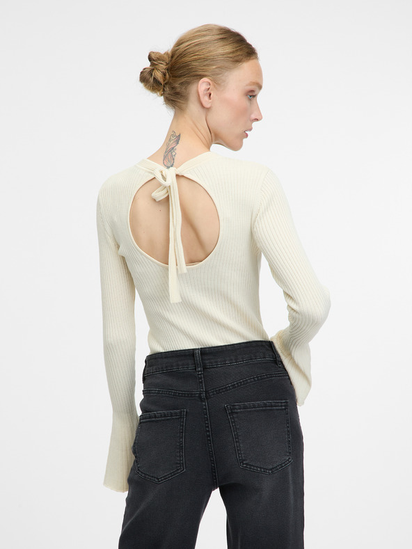 Orsay Кремав дамски пуловер ORSAY