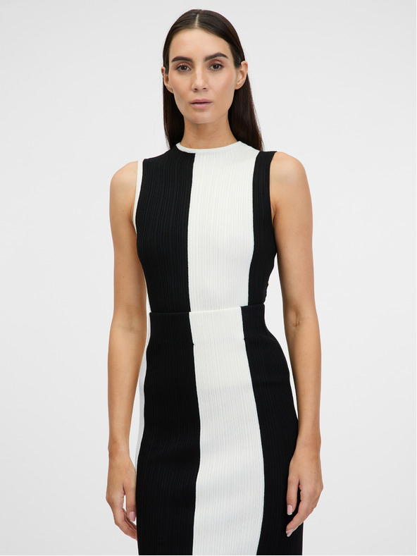 Orsay Черно-бял дамски пуловер ORSAY