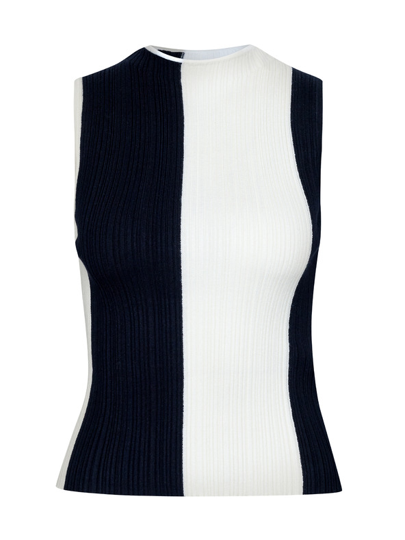 Orsay Черно-бял дамски пуловер ORSAY