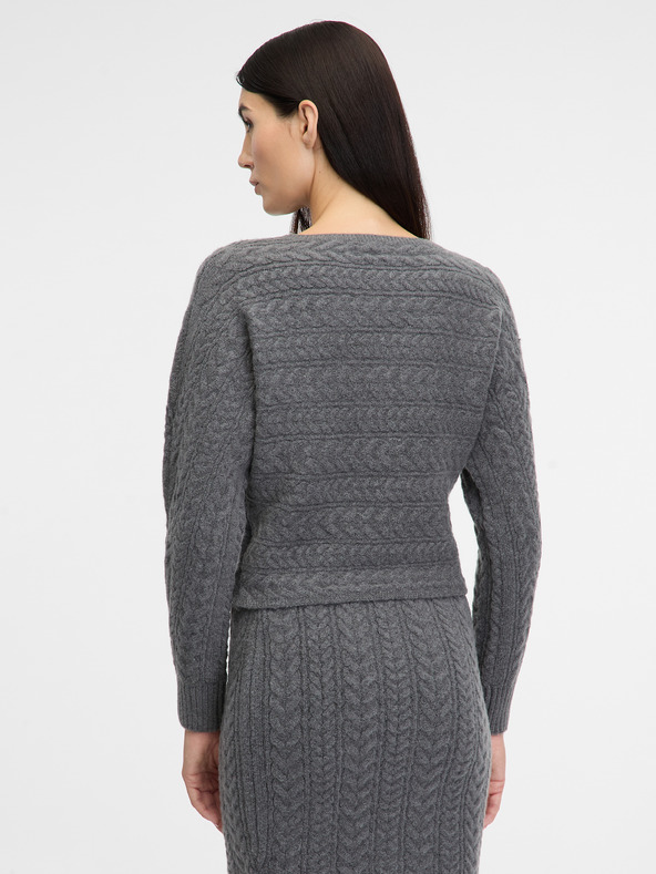 Orsay Сив дамски пуловер ORSAY