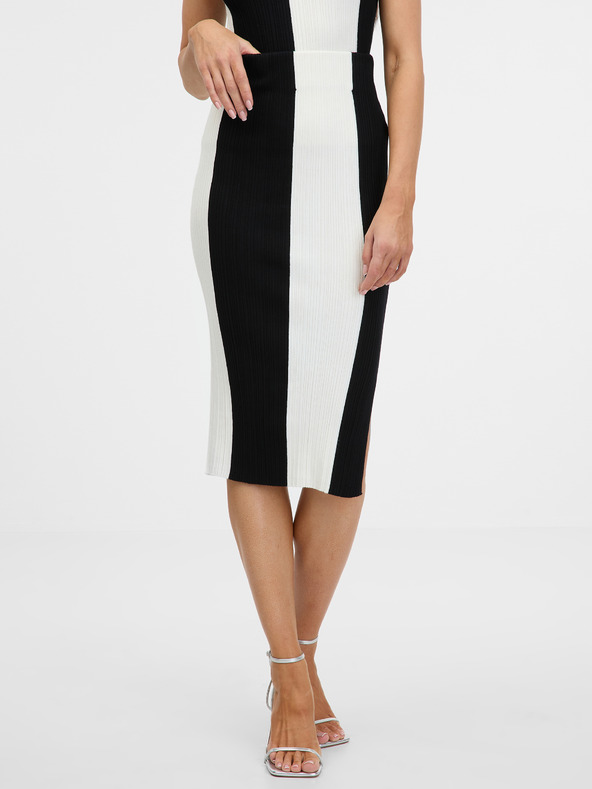 Orsay Черно-бяла дамска пола ORSAY