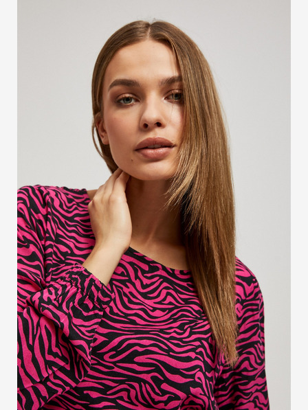 Moodo Розова блуза MOODO за жени