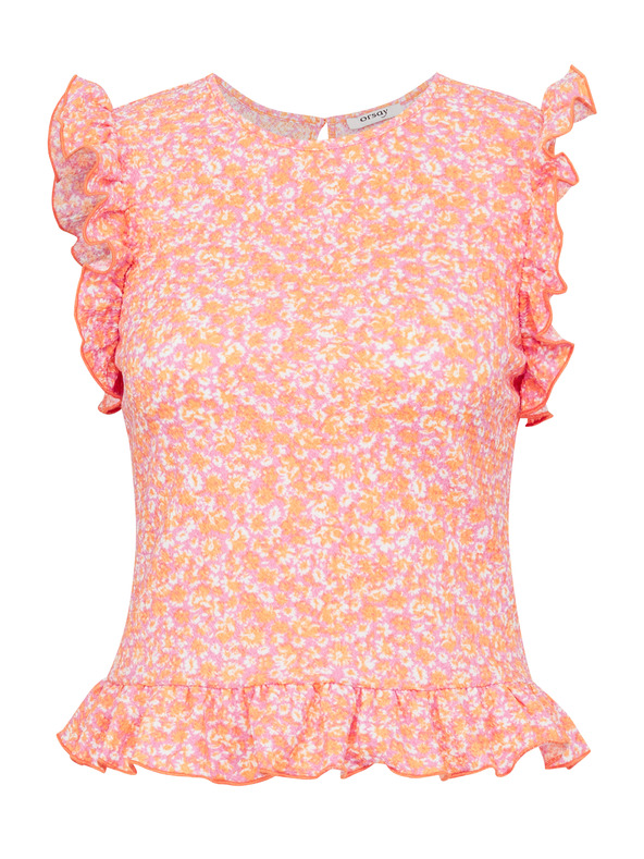 Orsay Розова дамска тениска с къс ръкав ORSAY