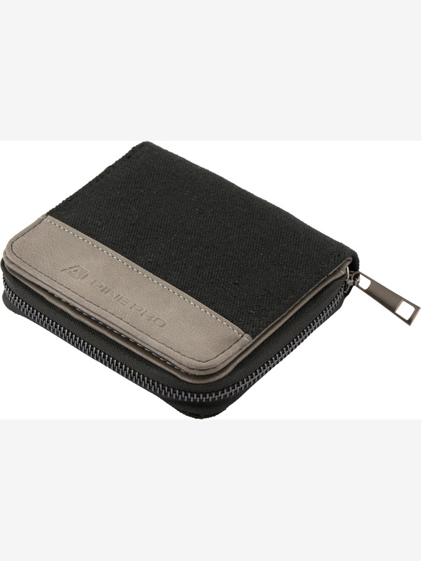 ALPINE PRO Портфейл от плат ALPINE PRO GORINE черен