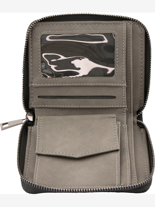 ALPINE PRO Портфейл от плат ALPINE PRO GORINE черен