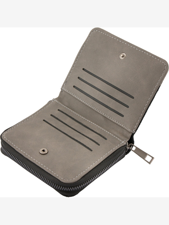 ALPINE PRO Портфейл от плат ALPINE PRO GORINE черен