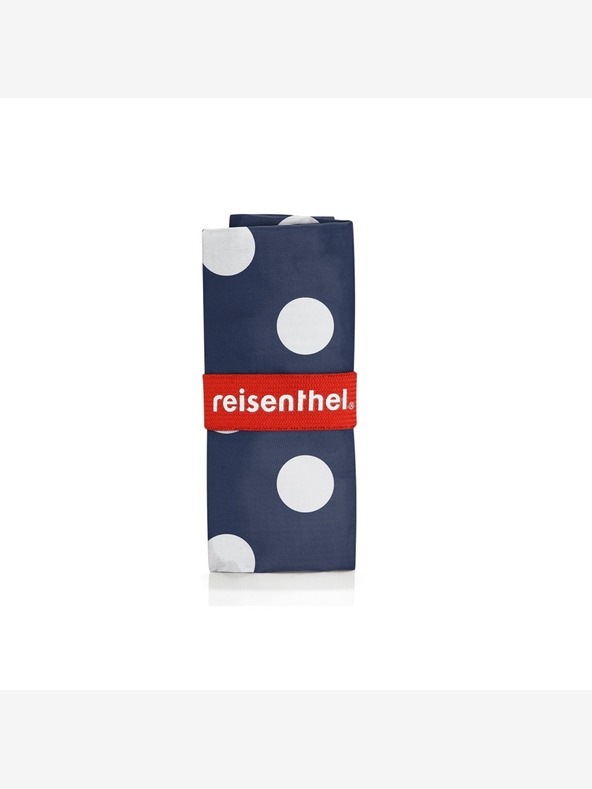 Reisenthel Nákupní taška Mini Maxi Shopper tmavě modrá s tečkami Чанта