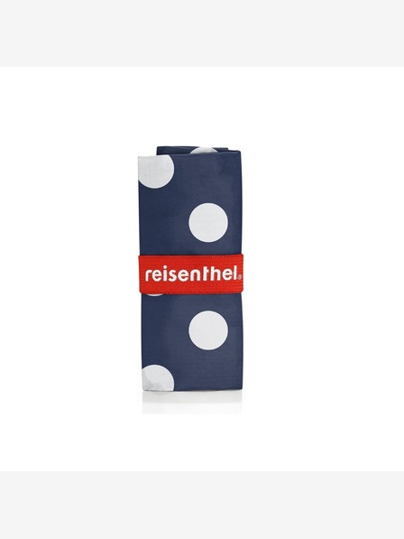 Reisenthel Nákupní taška Mini Maxi Shopper tmavě modrá s tečkami Чанта