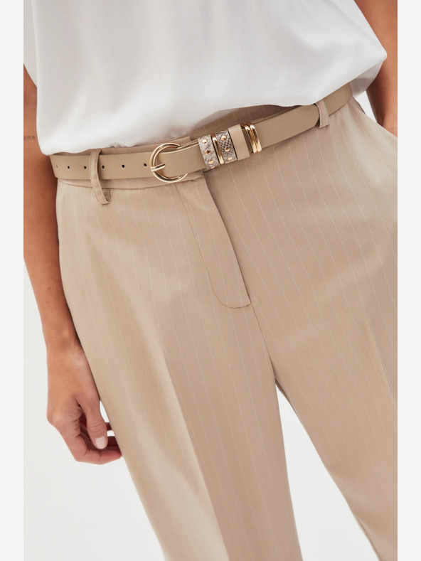 Moodo Бежов дамски колан Moodo