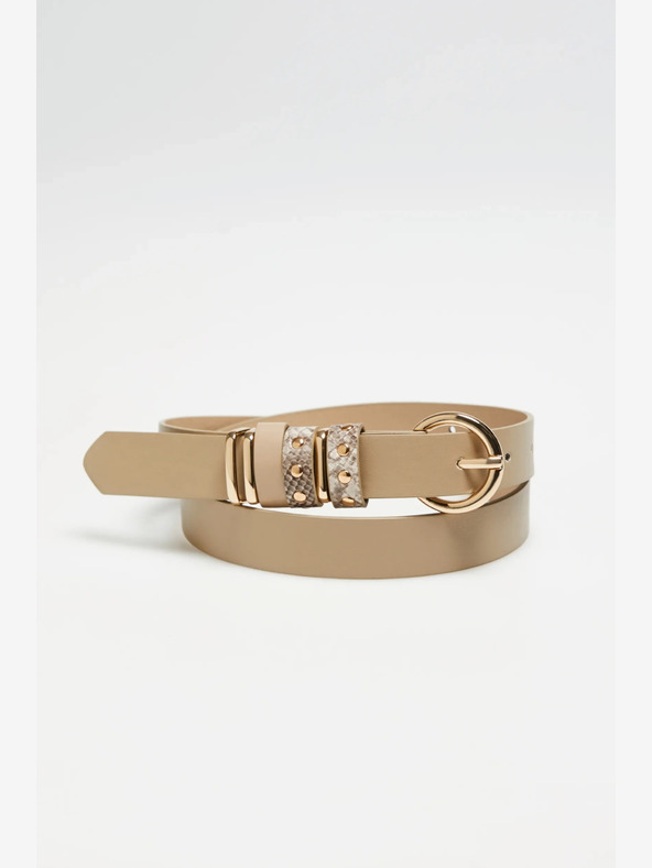 Moodo Бежов дамски колан Moodo