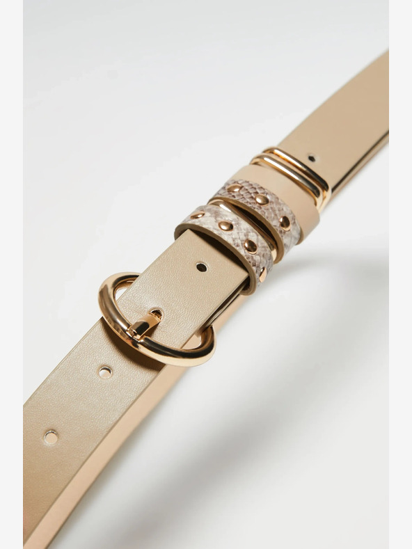 Moodo Бежов дамски колан Moodo