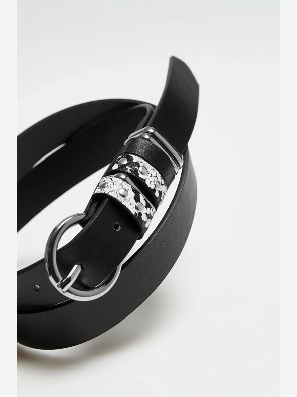 Moodo Черен дамски колан Moodo