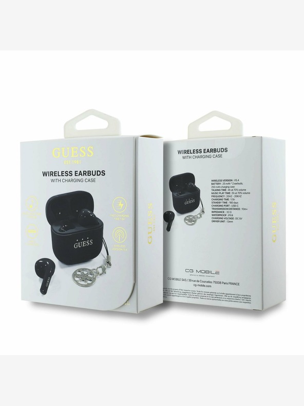 Guess Безжични слушалки черни Guess Classic