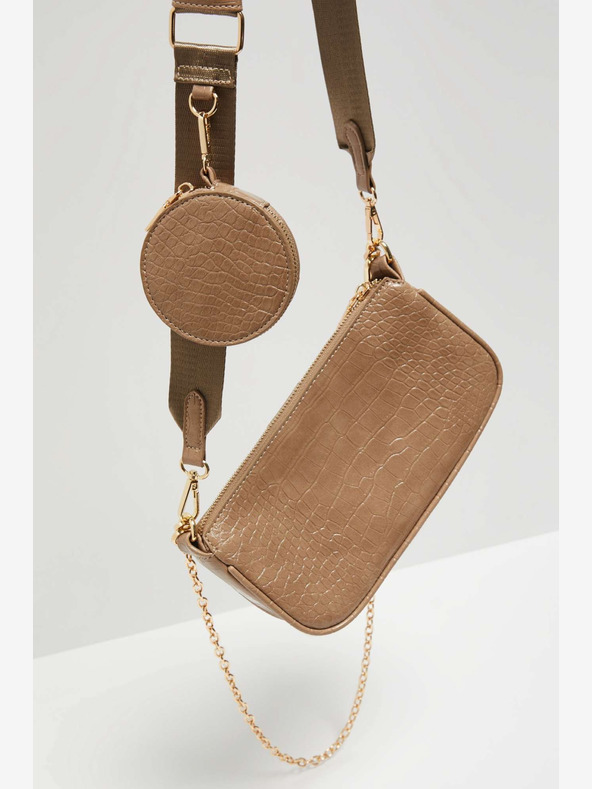 Moodo Дамска чанта бежова Moodo