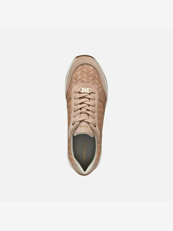 Geox Кремави дамски маратонки Geox Desya