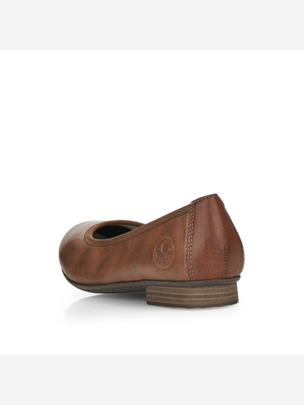 Rieker Кафяви дамски балерини Rieker