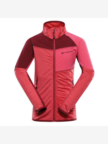 ALPINE PRO Детски бързосъхнещ суитшърт ALPINE PRO ONNECO 2 розов