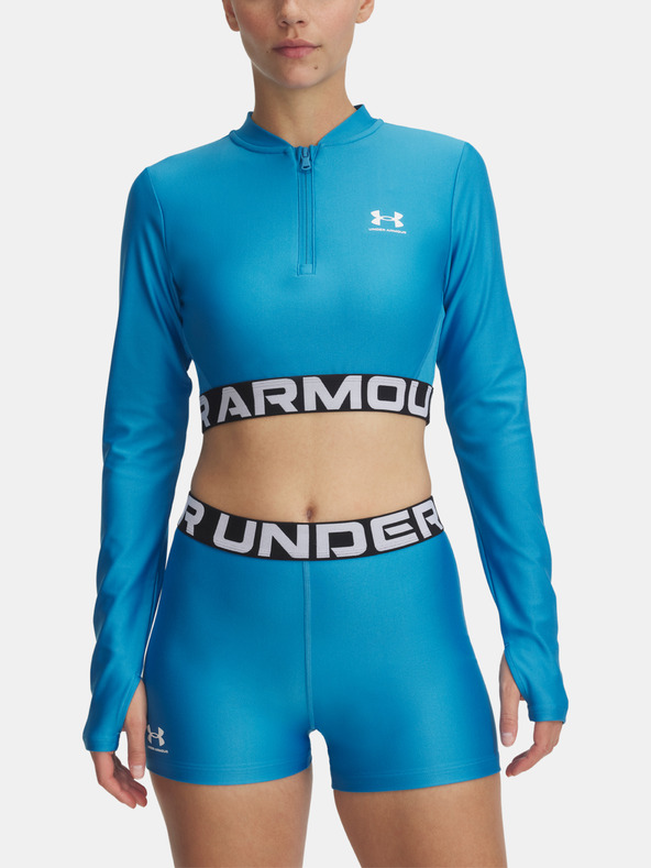 Under Armour Under Armour Women's HeatGear Rib 1/4 Zip LS тениска