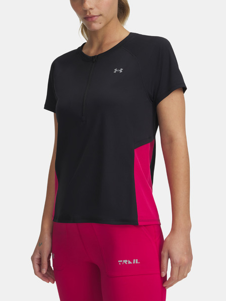 Under Armour Дамска тениска Under Armour UA Trail Run Zip SS