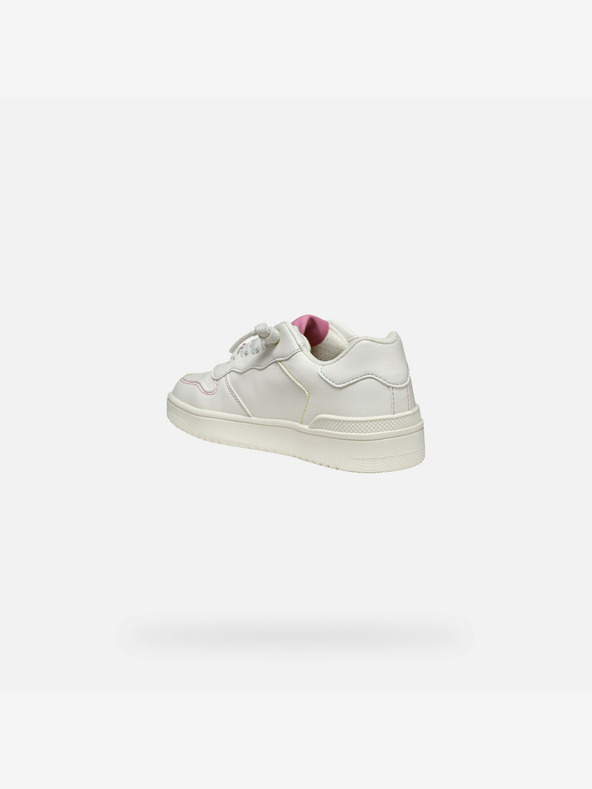 Geox Бели маратонки за момичета Geox Washiba