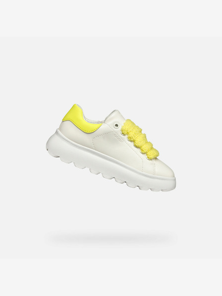 Geox Бели маратонки Geox Puffypop за момичета