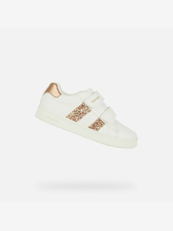 Geox Бели маратонки Geox Eclyper за момичета
