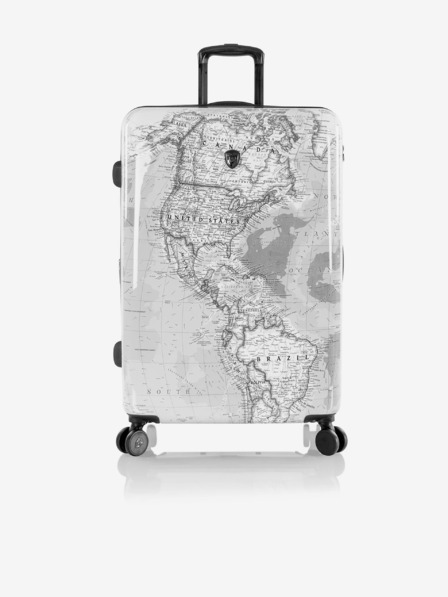 Heys Светлосив шарен пътнически куфар Heys Journey 3G L