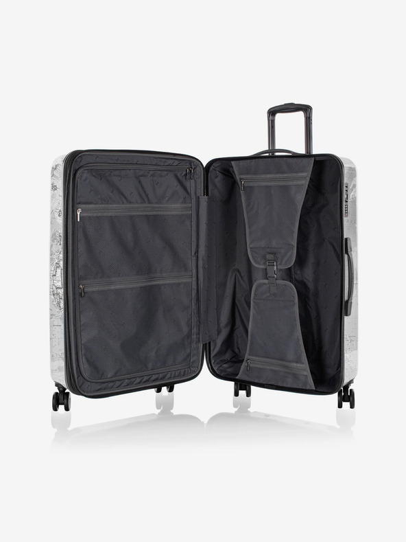 Heys Светлосив шарен пътнически куфар Heys Journey 3G L