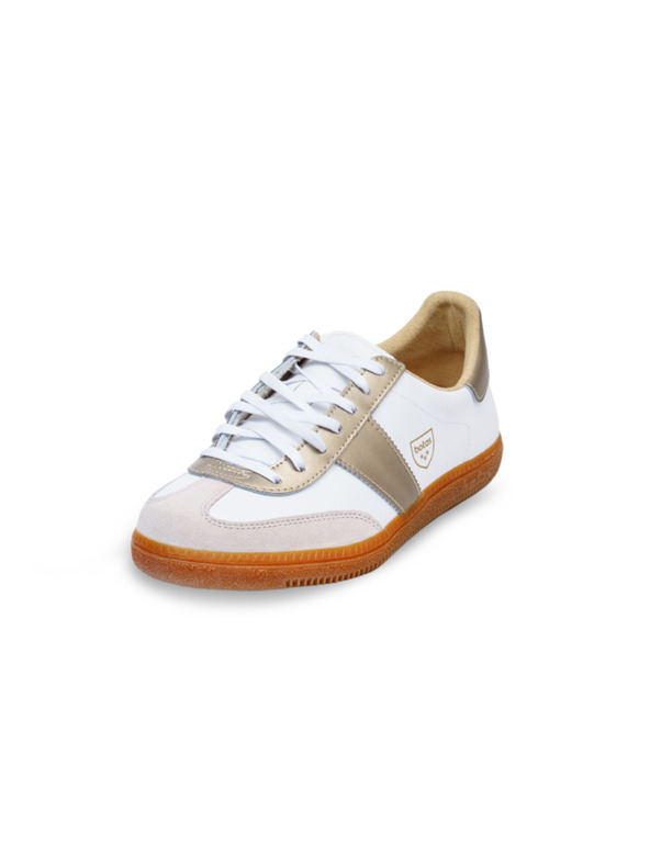 Vasky Дамски кожени спортни обувки бяло-златисти Botas Iconic All Stars 62