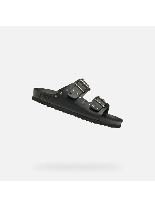 Geox Черни чехли за момичета Geox Adriel