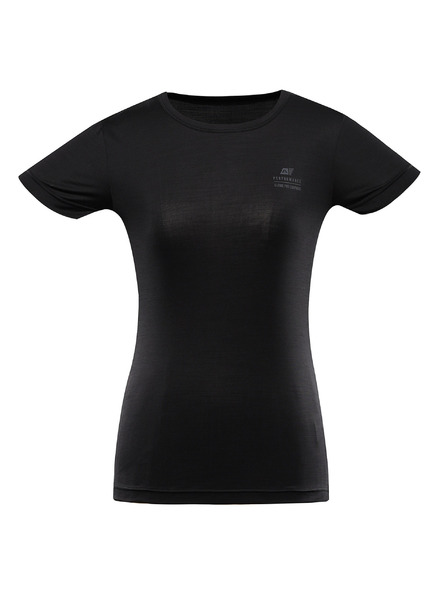 ALPINE PRO Дамска бързосъхнеща тениска с охлаждащо сушене ALPINE PRO BASIKA black