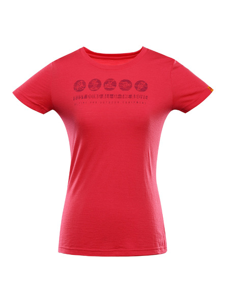 ALPINE PRO Дамска тениска от мериносова вълна ALPINE PRO WOOLENA