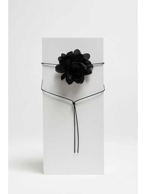 Moodo Черно дамско колие Moodo